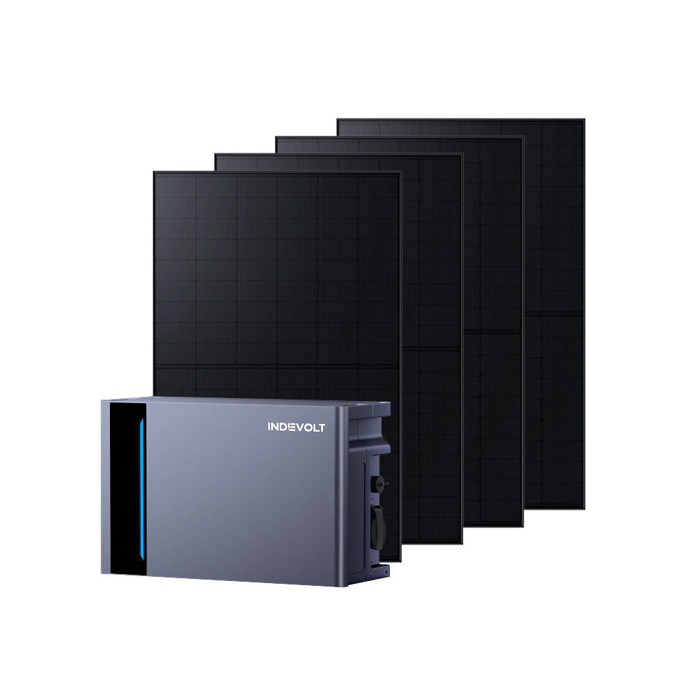 Indevolt SolidFlex 2000 Batterie Solaire Hybride Plug & Play avec Batteries LiFePO₄ Semi-Solides