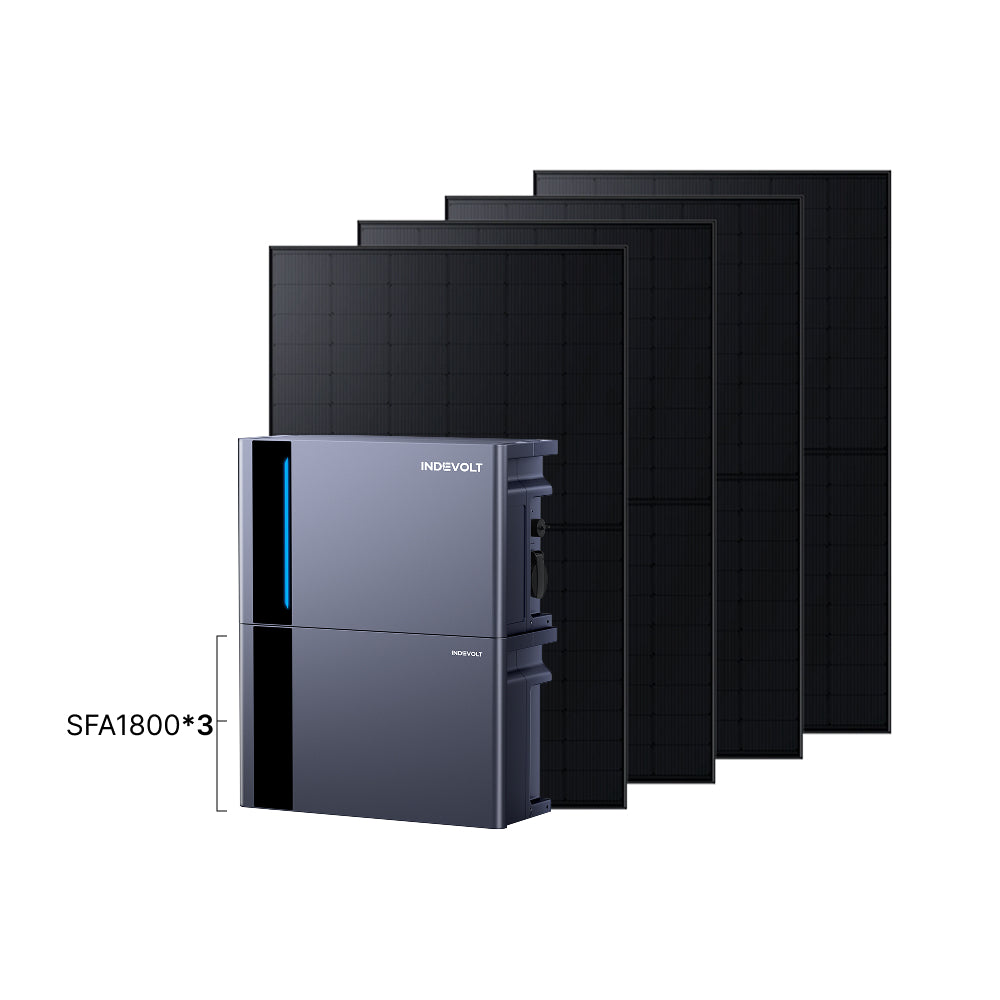 Indevolt SolidFlex 2000 Batterie Solaire Hybride Plug & Play avec Batteries LiFePO₄ Semi-Solides