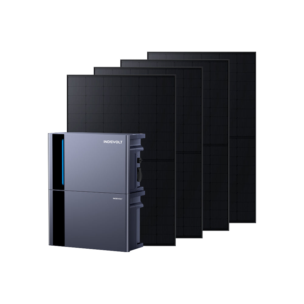 Indevolt SolidFlex 2000 Batterie Solaire Hybride Plug & Play avec Batteries LiFePO₄ Semi-Solides