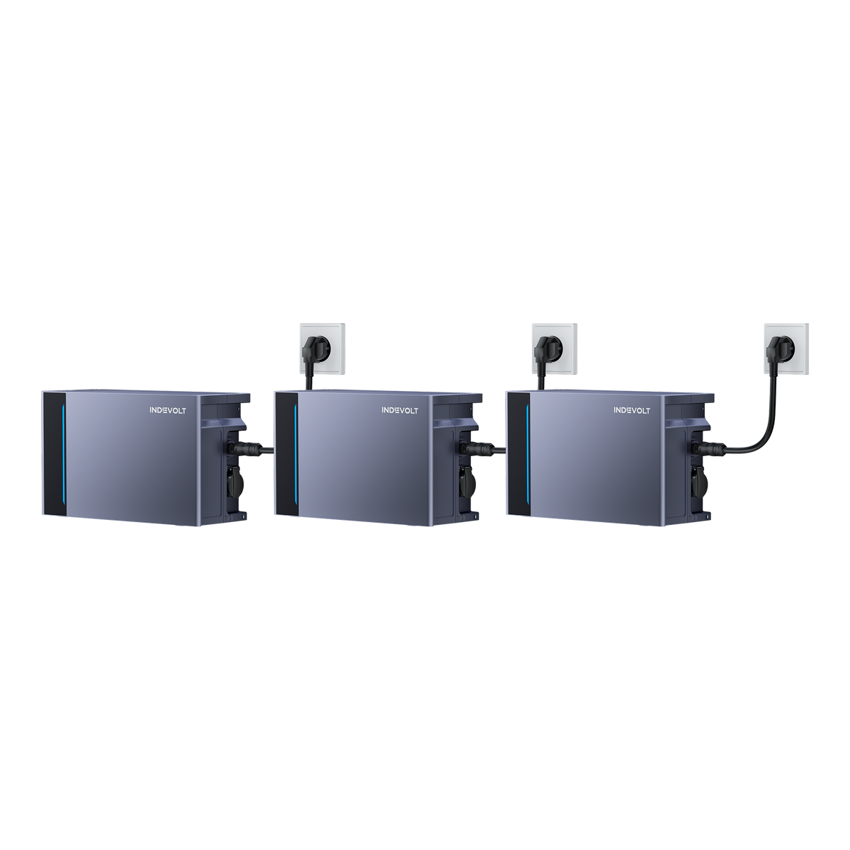 Indevolt SolidFlex 2000 Batterie Solaire Hybride Plug & Play LiFePO₄ Semi-Solides